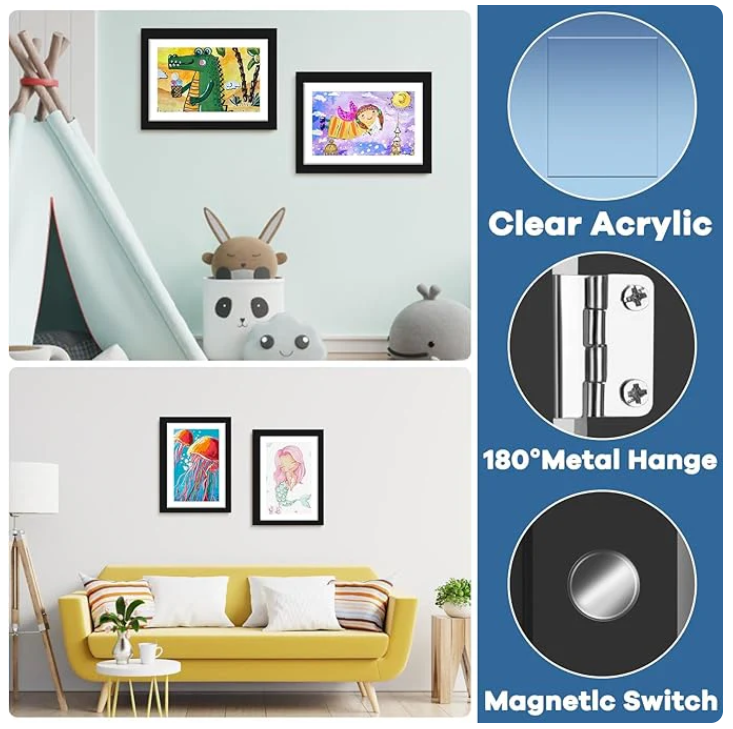Kids Art Display Magnetic Frame