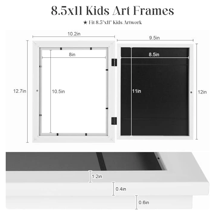 Kids Art Display Magnetic Frame